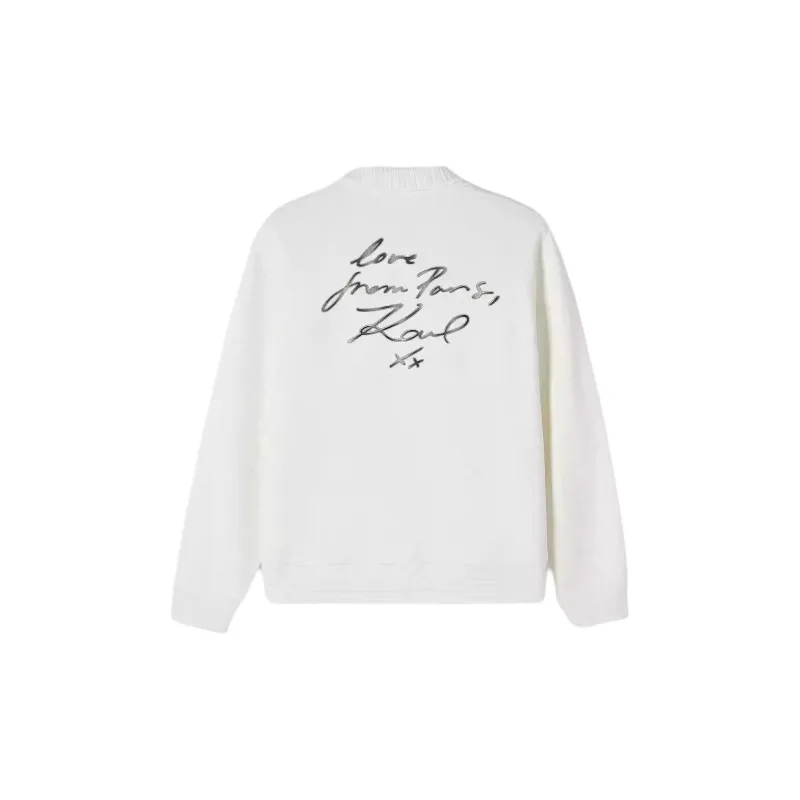 KARL LAGERFELD FW24 Sweatshirt Men's Ecru-1