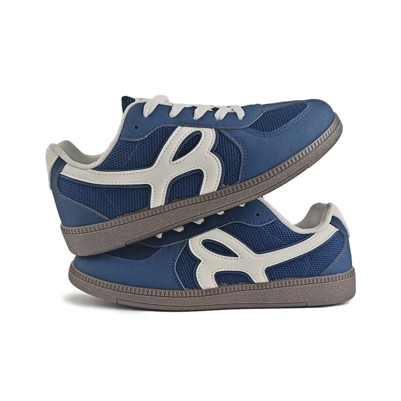 La Chapelle Trendy Commute Shoes Low Top Skateboard Shoes Women's Blue-3