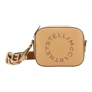 Stella McCartney Logo Perforated Mini Camera Bag