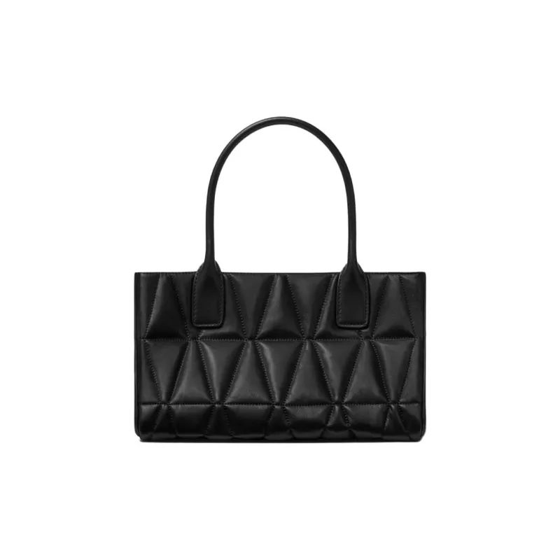 VERSACE Medusa '95 Lambskin Tote Bag Shopping Bag Shoulder Bag Handbag Medium Size Women's Black-2