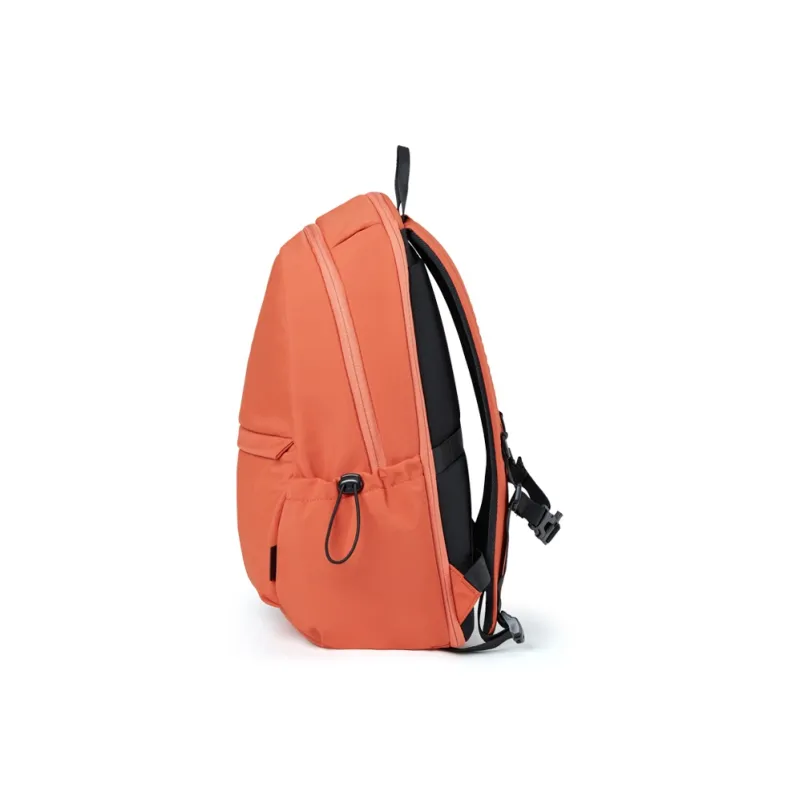 Hanke Nylon Backpack Medium Size Unisex Smoke Orange/Graphite Black/Stone Gray-4