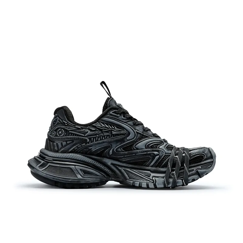 K-WANG Paris Fashion Apparel Wind Anti-Slip And Wear-Resistant Height Increasing Low-Top Chunky Sneakers Men's-38
