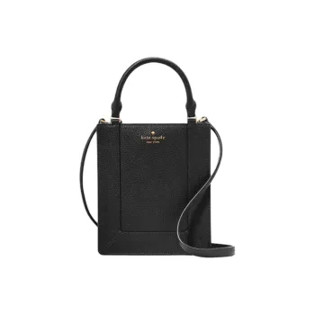 Kate Spade Cow Leather Tote Bag Shopping Bag Shoulder Bag Handbag Mini Women's Black