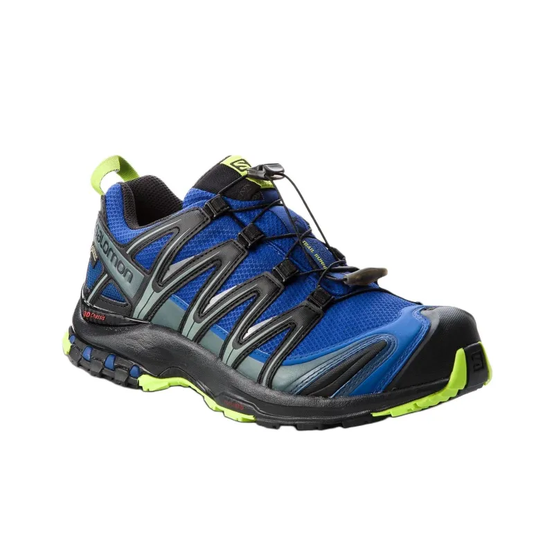 SALOMON XA PRO 3D Slip Resistant, Abrasion Resistant, Waterproof, And Breathable Low Top Outdoor Shoes Men's Blue Black-1