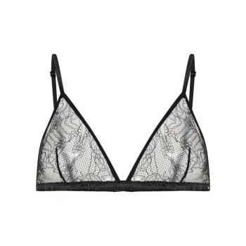 Anine Bing Maddy Lace Triangle Bra