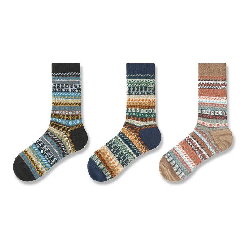 YOOKA Mid Calf Socks Unisex Combo Set-11