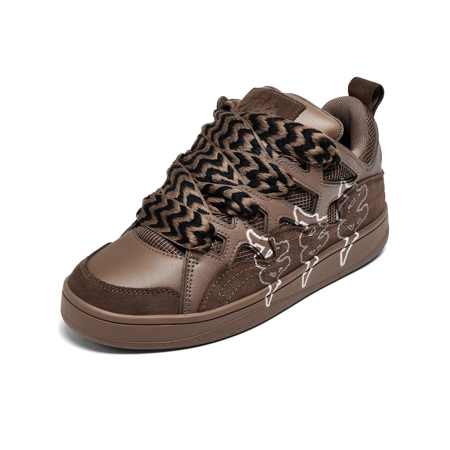 Kappa Fatty Brown White Kappa Runner Black White Eu 44