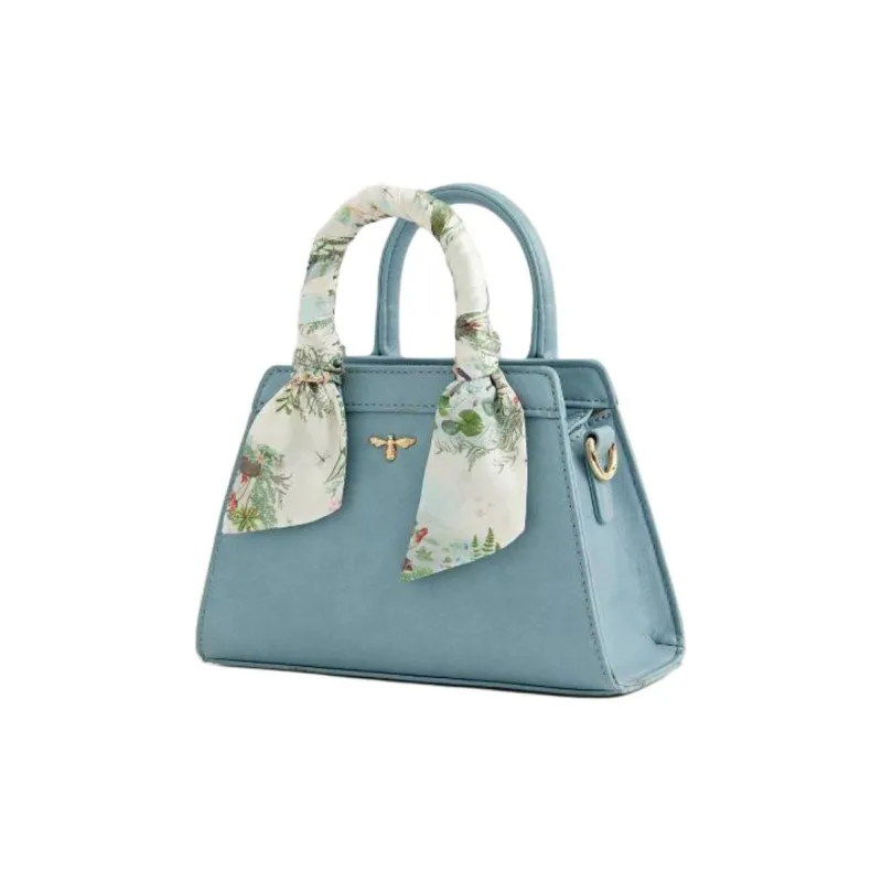 Fable PU Handbag Mini Women's Blue-2