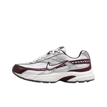 Nike Initiator Anti Slip Wear Resistant Low Top Casual Running Shoes Women's White Red