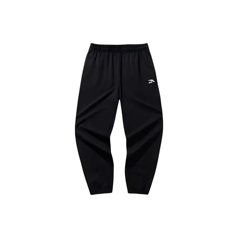 Anta Sports Lifestyle Collection Lifestyle Collection Knitted Sports Pants Men's Basic Black-0