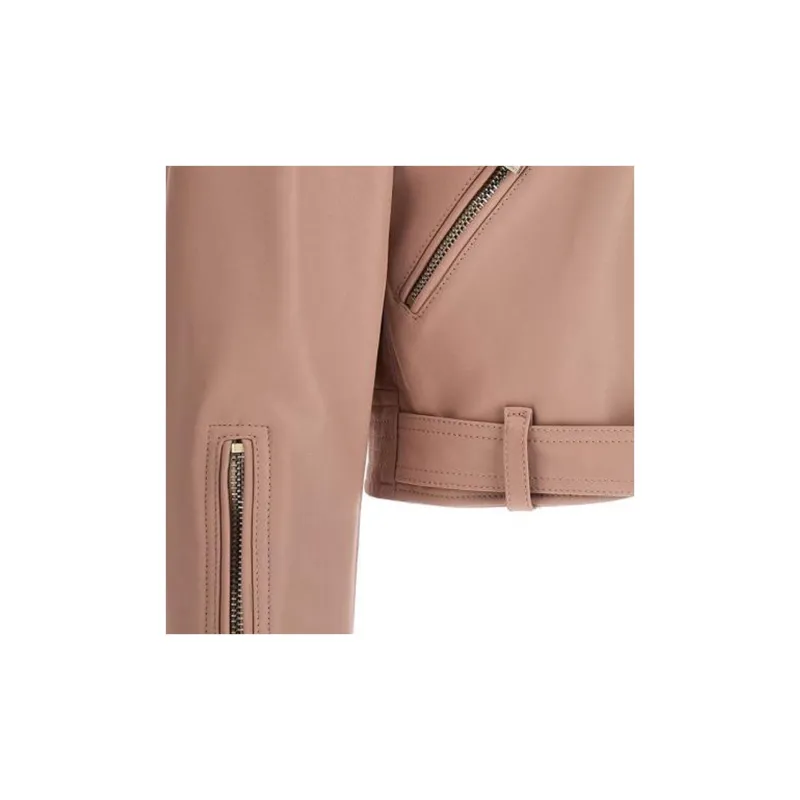 VERSACE Jackets Coats Women's Pink-2