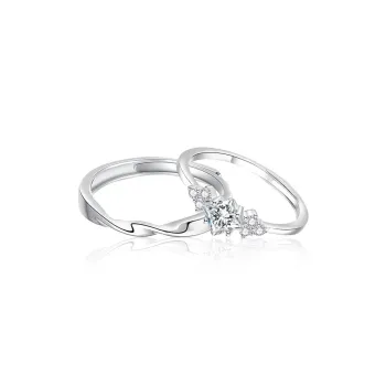 FOREVER MELODY Sterling Silver Rings Unisex