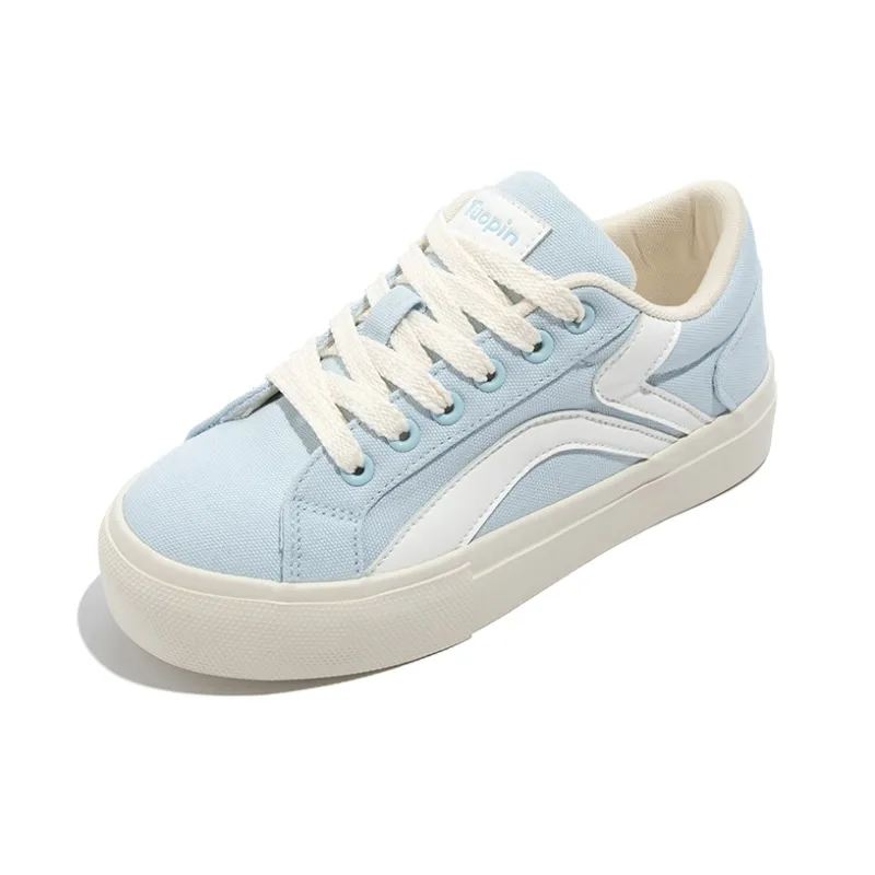 TUOPIN Slip Resistant, Abrasion Resistant, Lightweight Low Top Casual Shoes Unisex Sea Salt Milk Blue-15