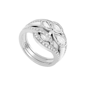 FRED 18K White Gold Rings Women's Silver