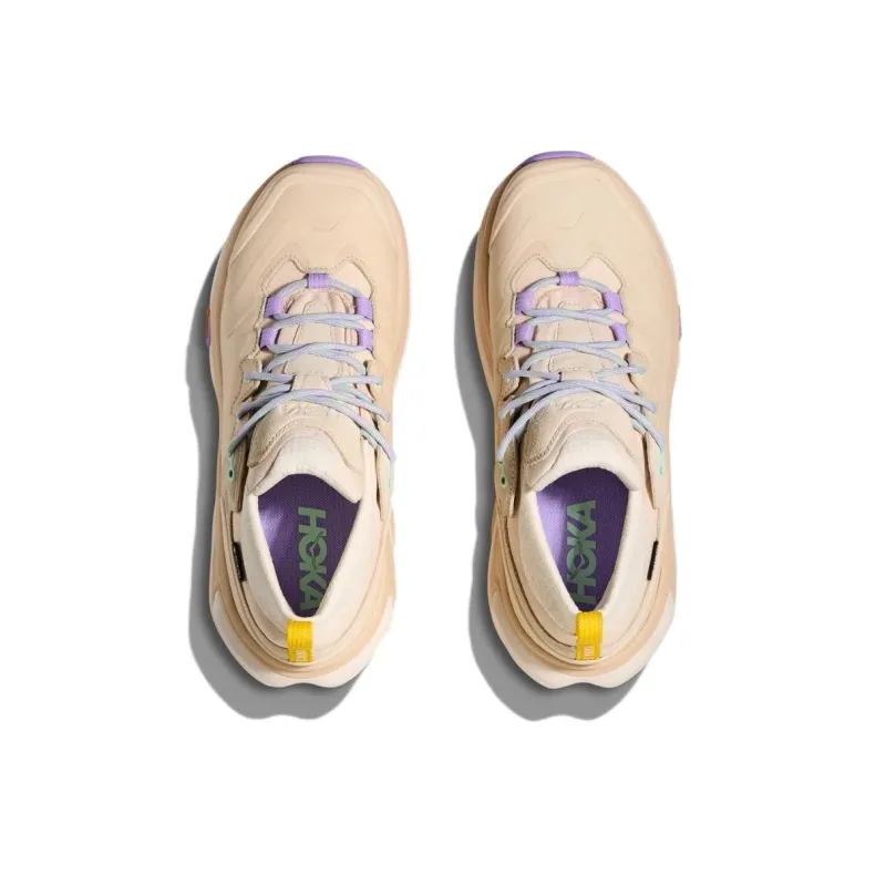 HOKA ONE ONE Kaha 3 Low Gore Tex Vanilla Mint Fluorite Women's-4