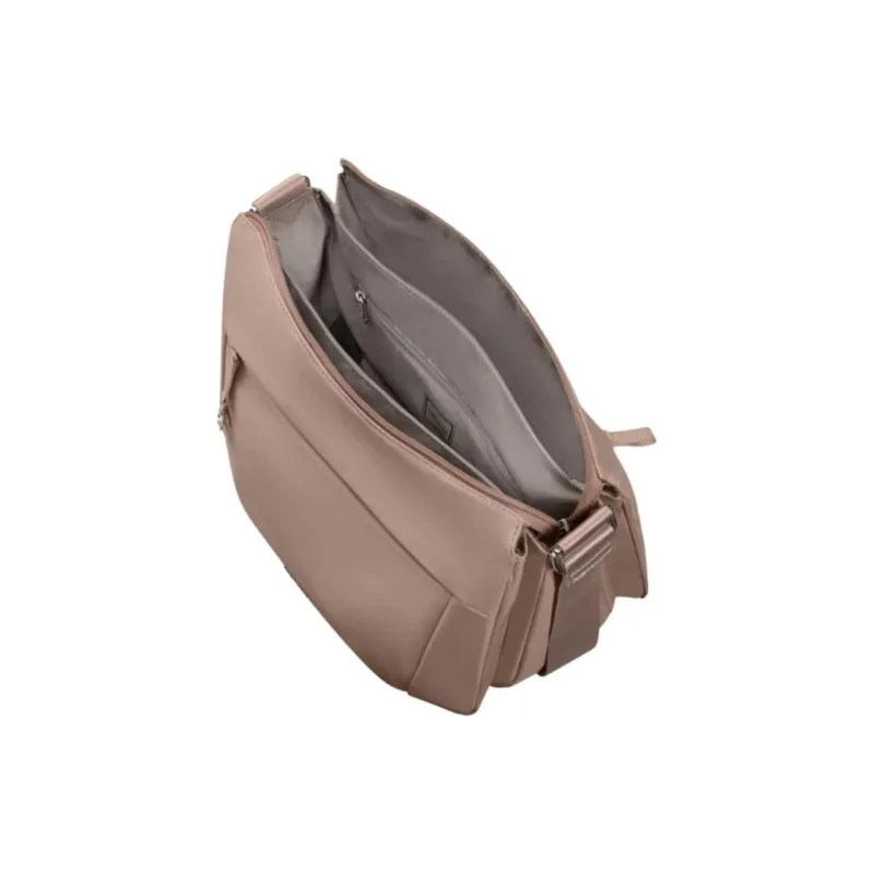 SAMSONITE Nylon Hobo Man Shoulder Bag Women's Pink-3