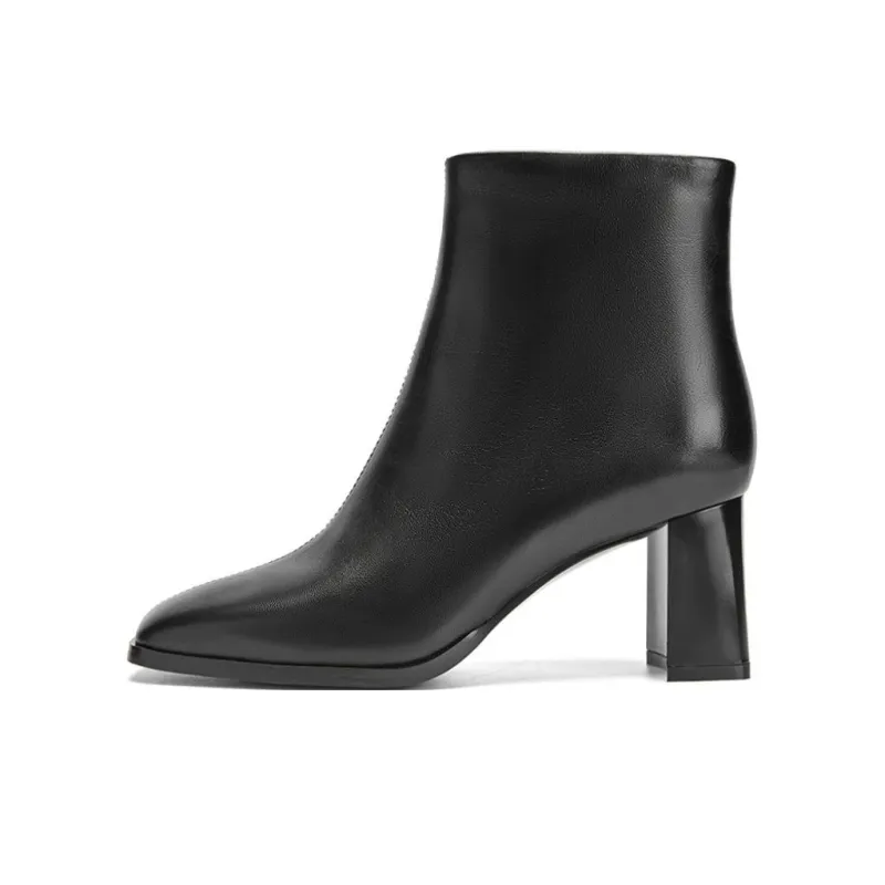 NINE WEST Ankle Boots 7cm Women's Black-0