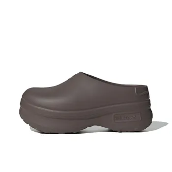 adidas originals Adilette Clog Plush Brown Women's