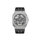 Stainless Steel Case Black Dial