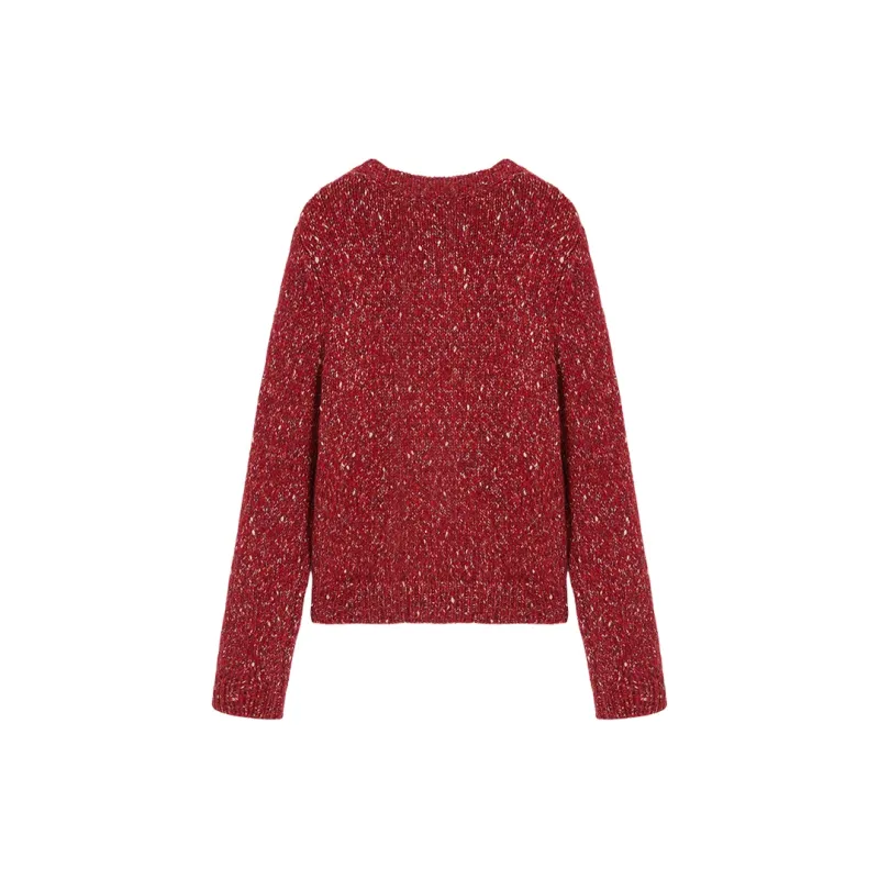 XIANGYING Sweaters Women's Red-1