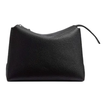 KHAITE Litchi Grain Calfskin Clutch Women's Black