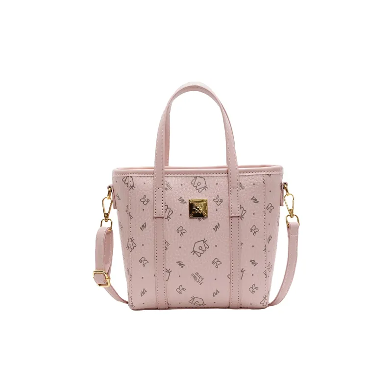 Gerlanx Pu Bucket Bag, Crossbody Bag Trumpets Women's Brown/Pink/Black/White-6