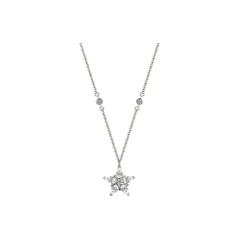 VIGG S925 Silver Necklaces Unisex Gold