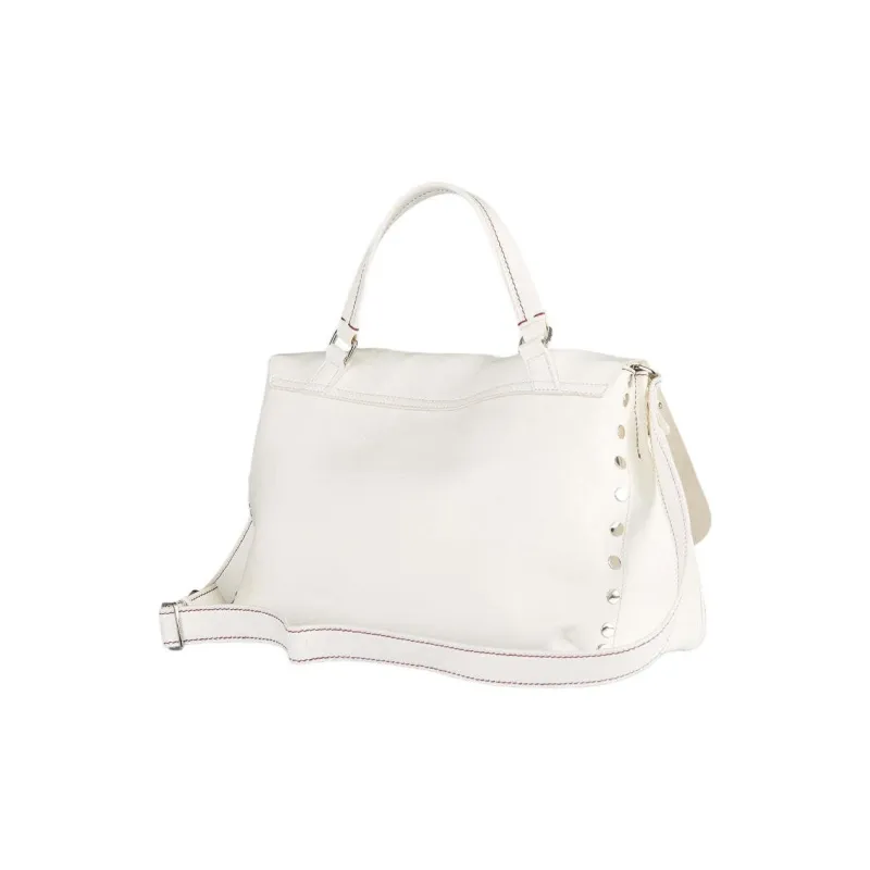 Zanellato Calfskin One Shoulder Handbag Women's White-2