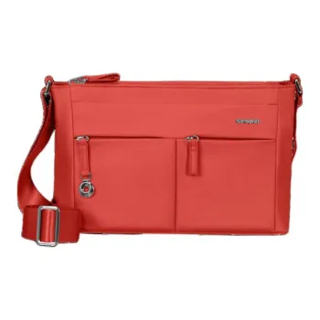 SAMSONITE Nylon Shoulder Bag Women's Coral Red