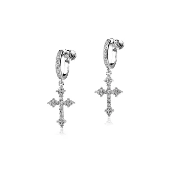 GUDUD Zircon Clip On Earrings Unisex