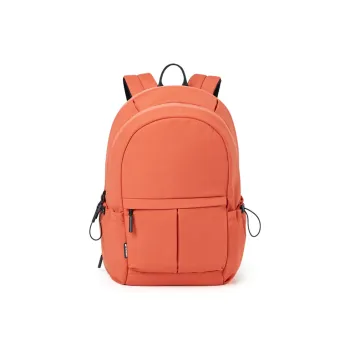 Hanke Nylon Backpack Medium Size Unisex Smoke Orange/Graphite Black/Stone Gray