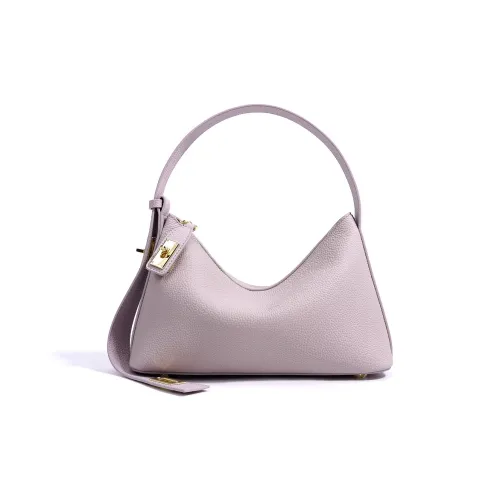 VANDEE Cow Leather One Shoulder Handbag Regular Women's Lavender/Cookie/Gray/Ecru/Dark Blue