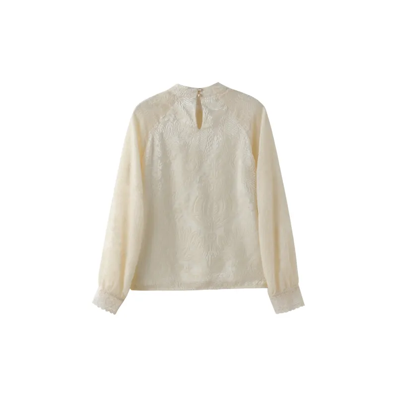 Miss Chipmunk Shirt Women's Beige Apricot-1