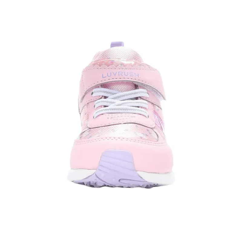 MoonStar Slip-Resistant Breathable Low-Top Kids' Running Shoes Pink Kids'-3