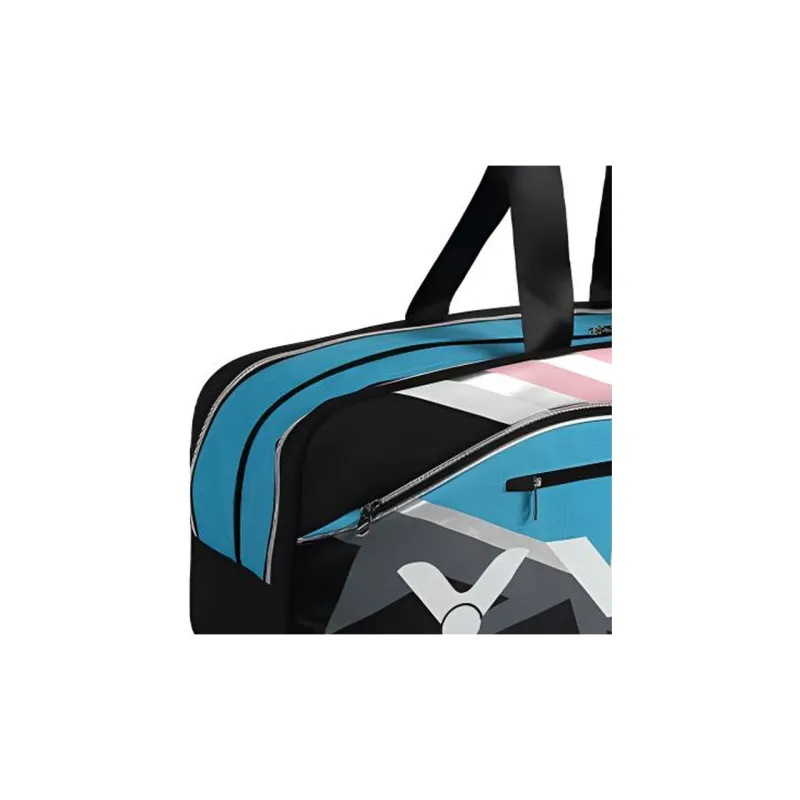 VICTOR Badminton Bags Without Strap Black & Light Porcelain Blue Unisex-3