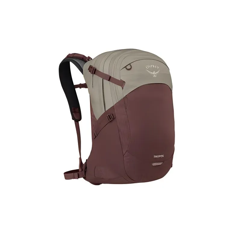 OSPREY Recycled Polyester Outdoor Hiking Bag Backpack Unisex Brown Red & Sandy Brown-1