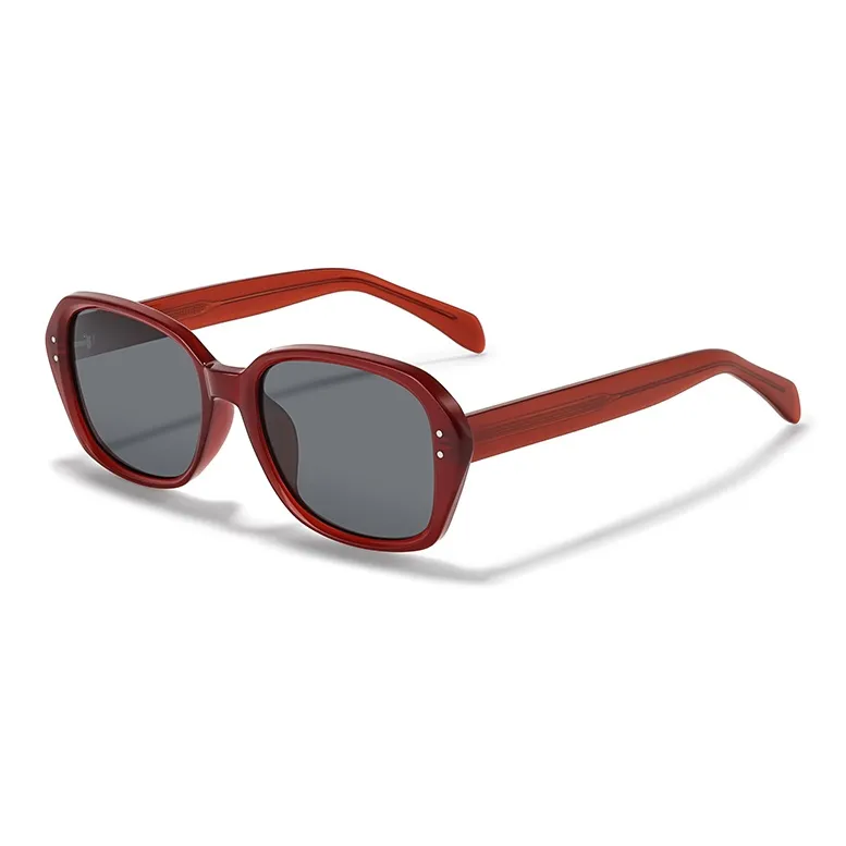 Sagawa TR/Memory Plastic Square Sunglasses Unisex-4