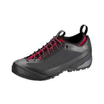 Arcteryx ACRUX FL Anti-Slip Wear-Resistant Low-Top Trekking Shoes Women's Black Red