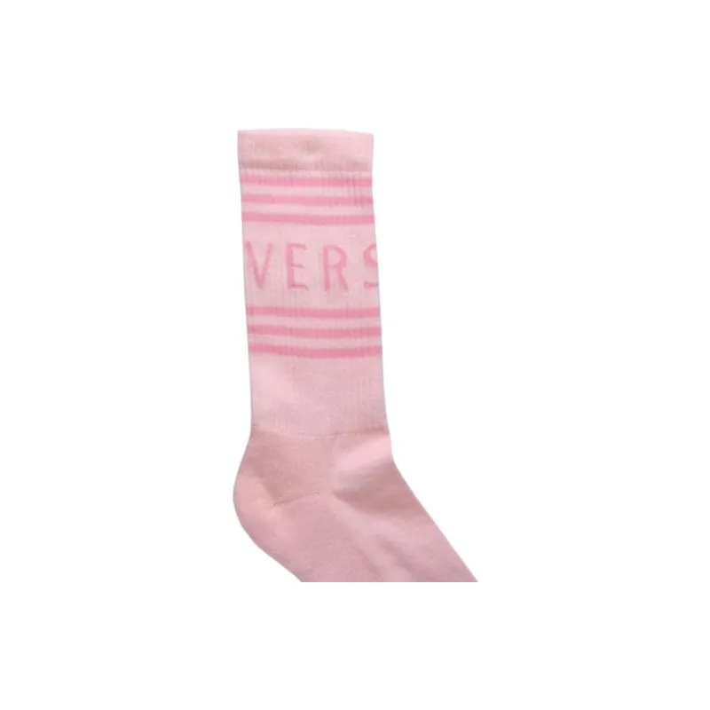 VERSACE Logo Intarsia Socks-3