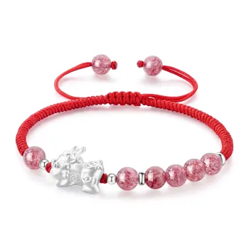 Lao Feng Xiang Agate Bracelets Unisex