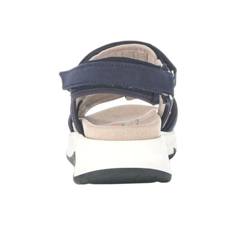 Gabor Rollingsoft Beach Sandals Women's Blue-4