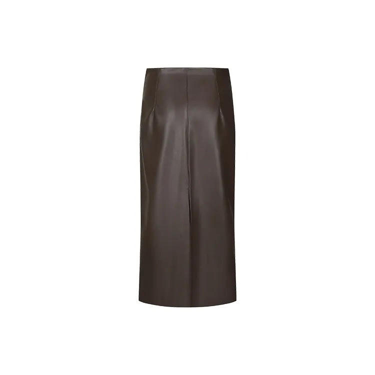 URBAN REVIVO Leather Long Skirts Women's-1