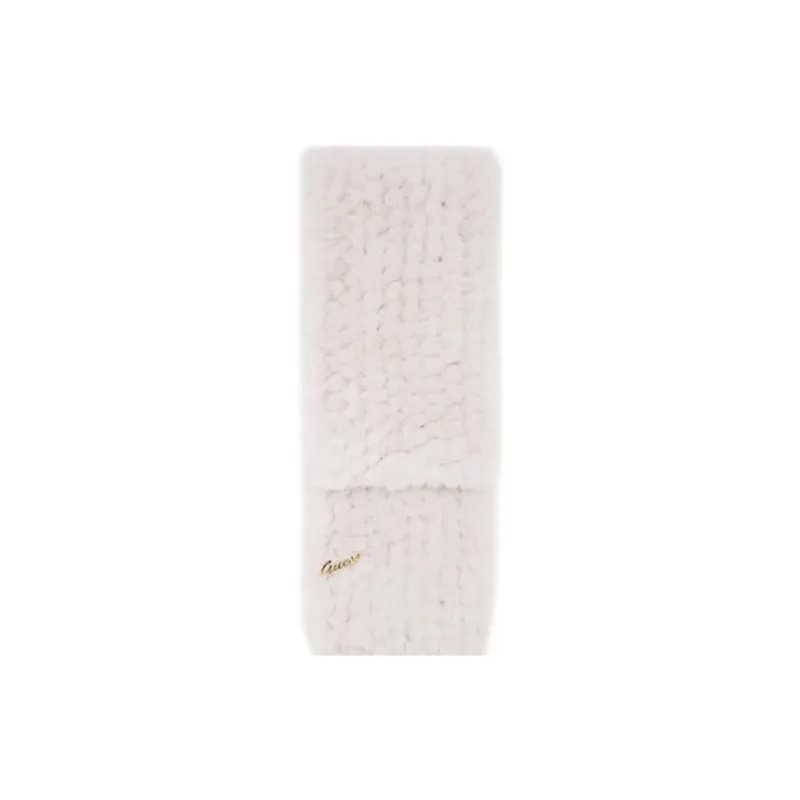 GUESS Polyester Knit Scarves Women's White-1