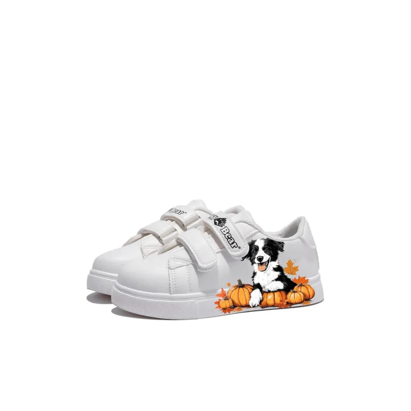 TONYBEAR Low Top Kids' Skateboarding Shoes White Kids'-3