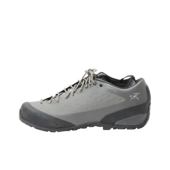 Arcteryx ACRUX FL Anti-Slip And Wear-Resistant Water-Resistant Low-Top Hiking Shoes Men's Gray Black