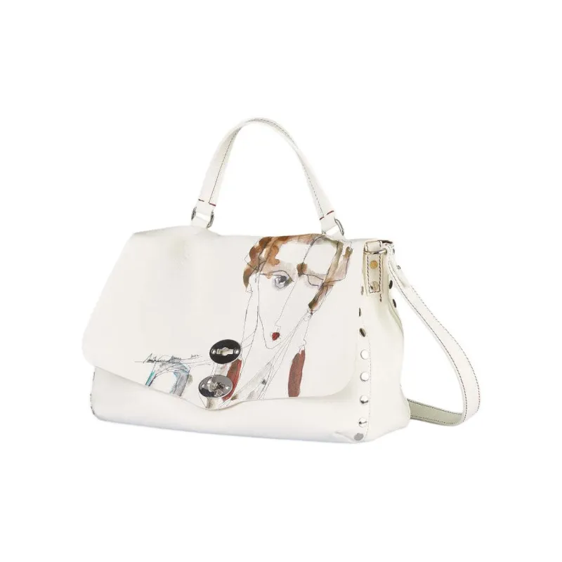 Zanellato Calfskin One Shoulder Handbag Women's White-1