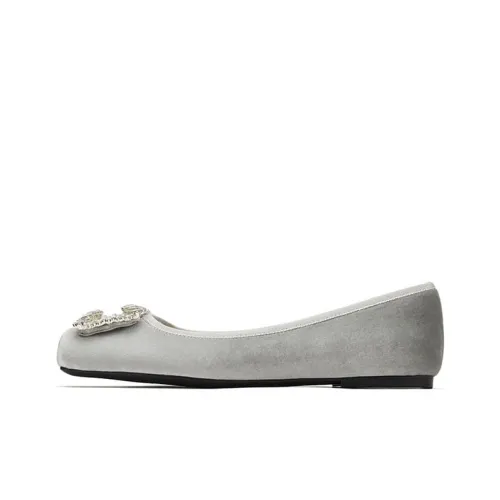 73Hours Eternal Love Iridescent Casual Single Shoes 1cm Women's