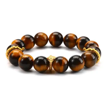Tanner Tiger's Eye Stone Bracelets Unisex
