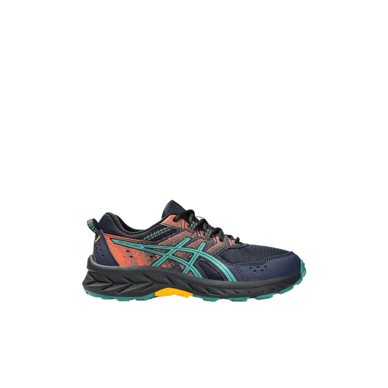 Asics Gel Venture 9 Slip Resistant Cushioning Low Top Kids' Running Shoes Black Kids'-1