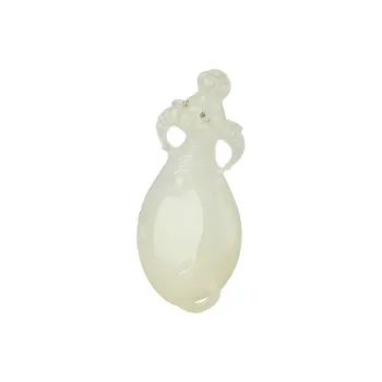Treasure Dushan Jade Carving Piece Unisex